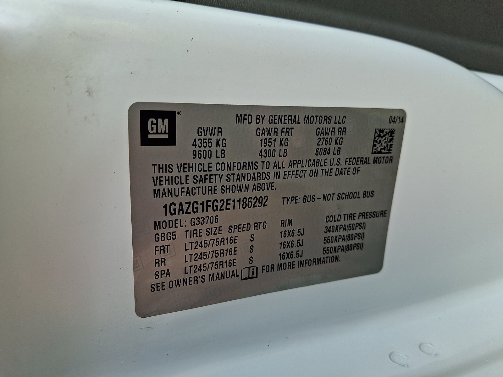 2014 Chevrolet Express Passenger LT
