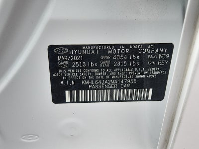 2021 Hyundai Sonata SEL