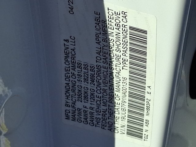 2022 Acura TLX Type S w/Performance Tire