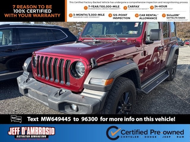 2021 Jeep Wrangler Unlimited Sport Altitude