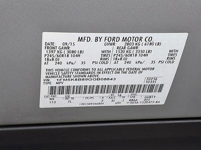 2016 Ford Explorer Base