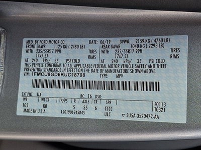 2019 Ford Escape SE