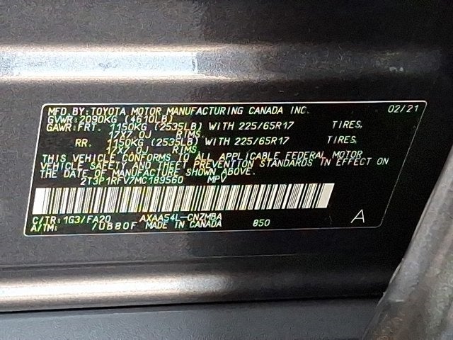 2021 Toyota RAV4 XLE