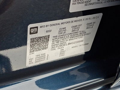 2022 GMC Sierra 1500 Limited SLT