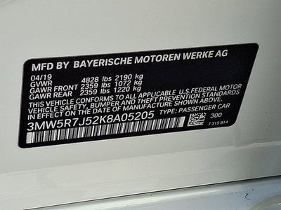2019 BMW 3 Series 330i xDrive