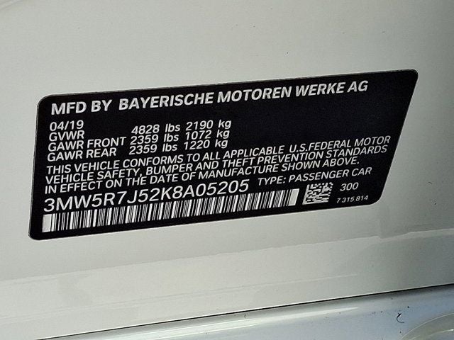 2019 BMW 3 Series 330i xDrive