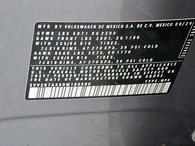 2024 Volkswagen Tiguan 2.0T SE