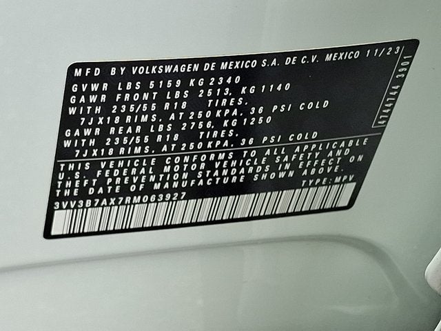 2024 Volkswagen Tiguan 2.0T SE
