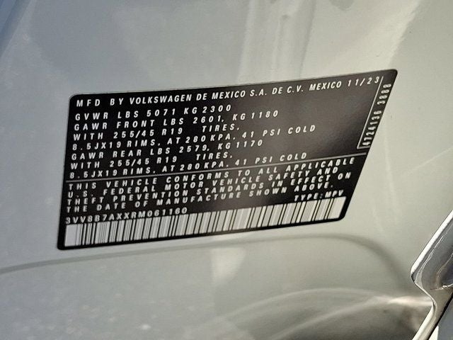 2024 Volkswagen Tiguan 2.0T SE R-Line Black