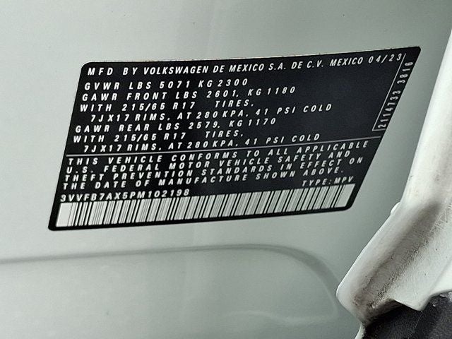 2023 Volkswagen Tiguan 2.0T S