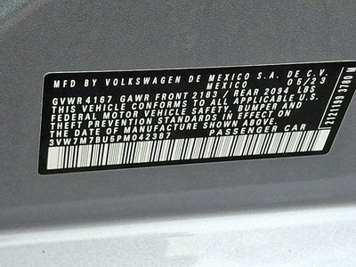 2023 Volkswagen Jetta 1.5T SE
