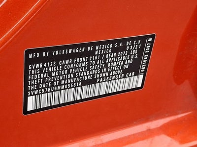 2021 Volkswagen Jetta 1.4T S