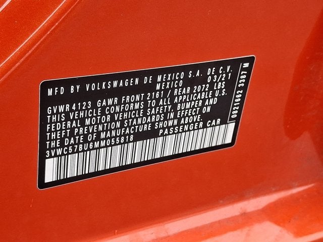 2021 Volkswagen Jetta 1.4T S