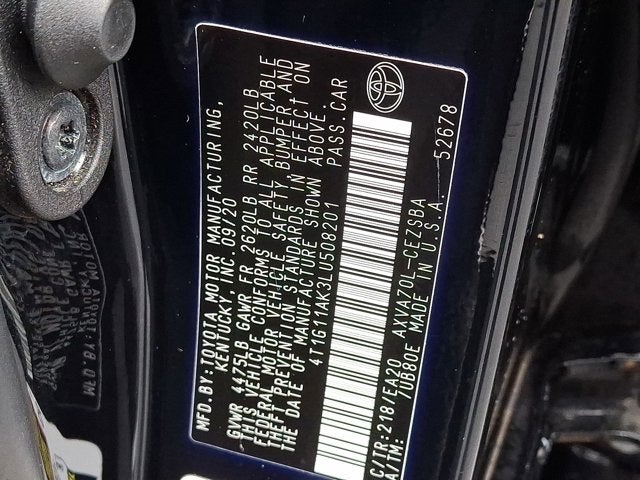 2020 Toyota Camry SE