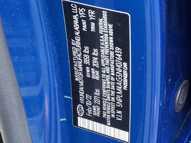 2022 Hyundai Elantra SEL