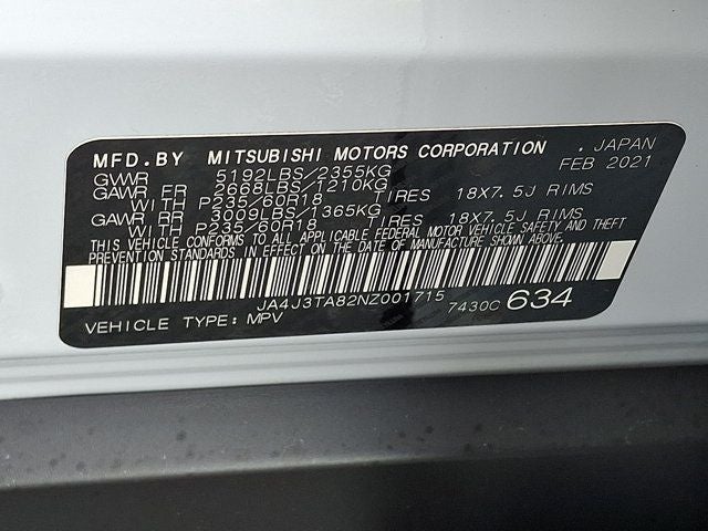 2022 Mitsubishi Outlander ES