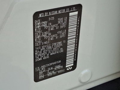 2023 INFINITI QX80 Premium Select