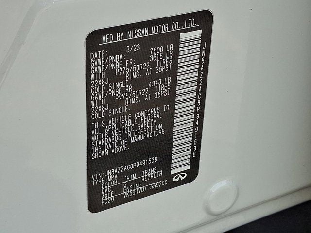 2023 INFINITI QX80 Premium Select