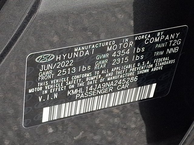 2022 Hyundai Sonata SEL