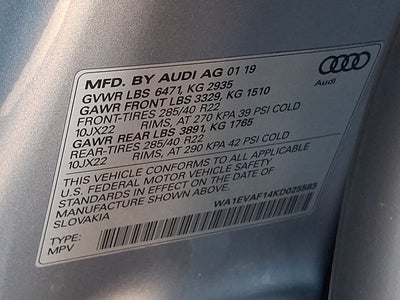 2019 Audi Q8 3.0T Premium Plus quattro