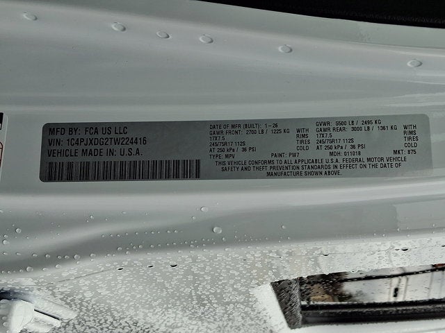 2026 Jeep Wrangler Sport S