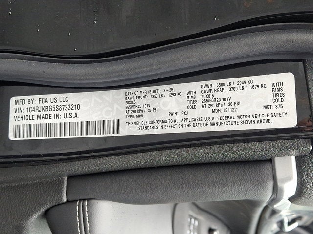 2025 Jeep Grand Cherokee Limited