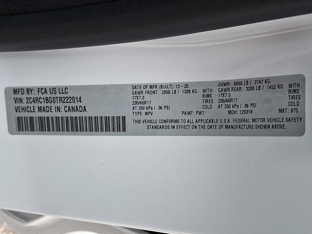 2026 Chrysler Pacifica Select