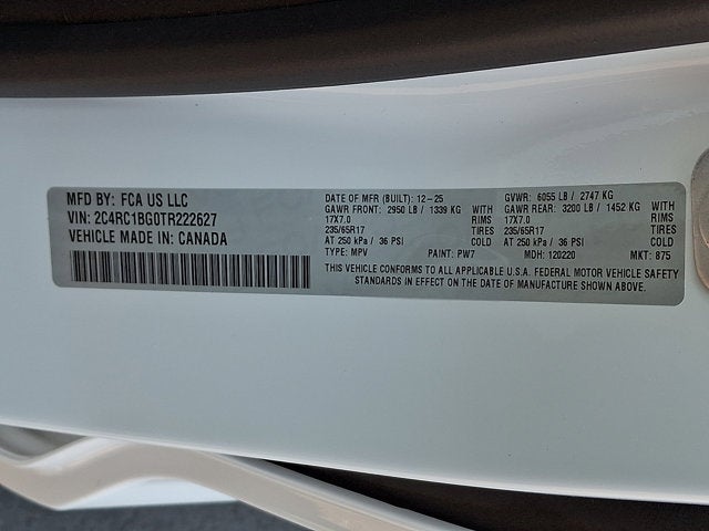 2026 Chrysler Pacifica Select