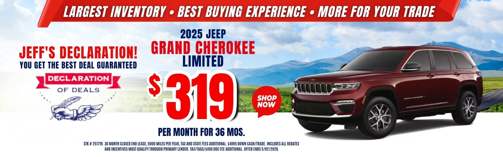 Jeep Grand Cherokee Deal