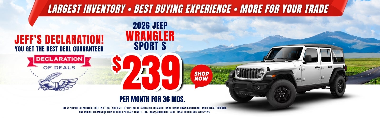 Jeep Wrangler Deal