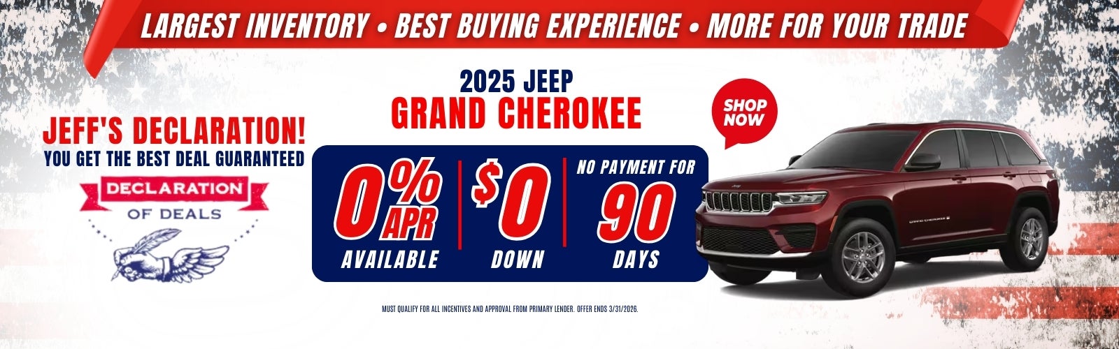 jeep grand cherokee deal