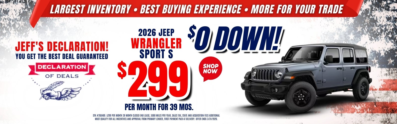jeep wrangler deal